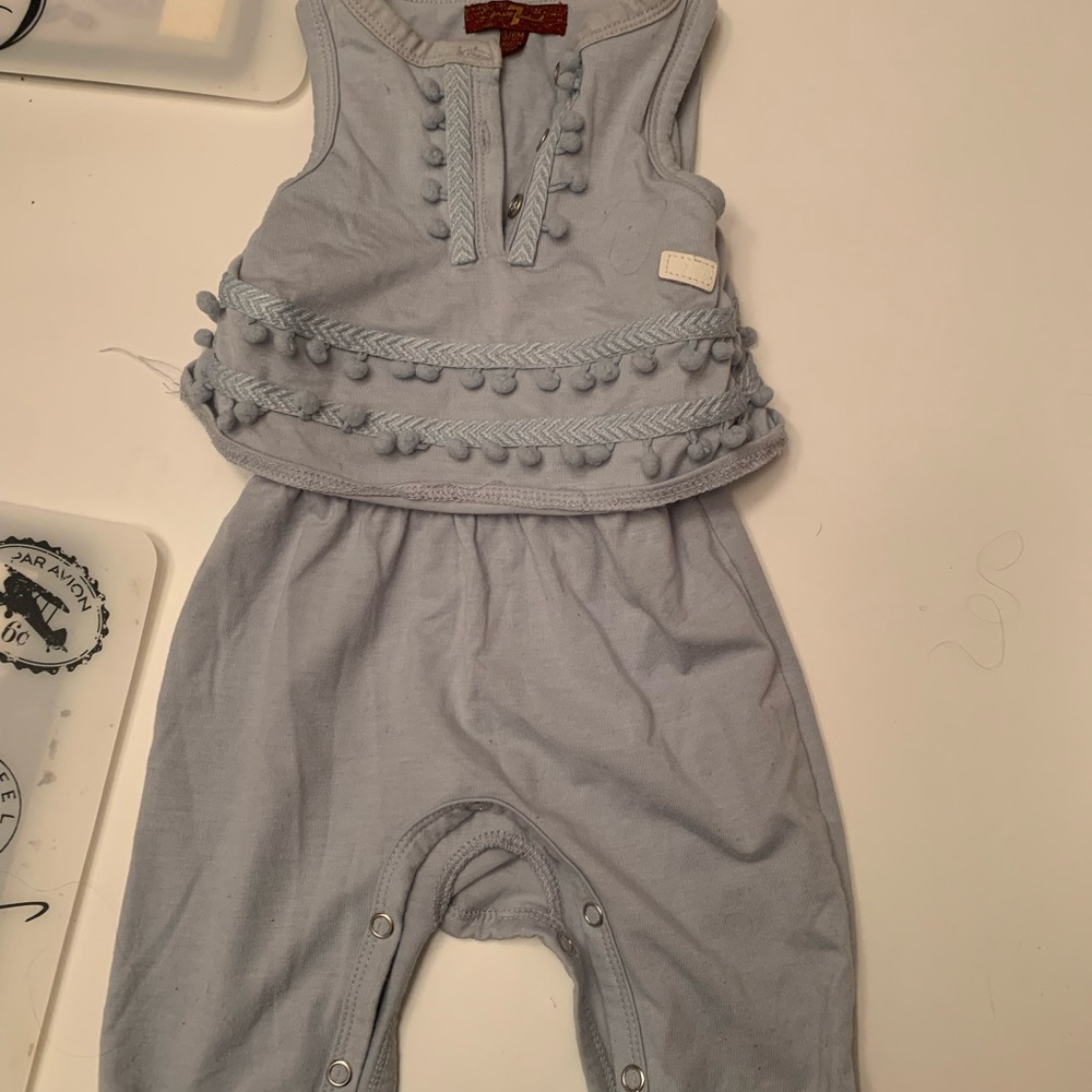Adorable Blue Baby Romper